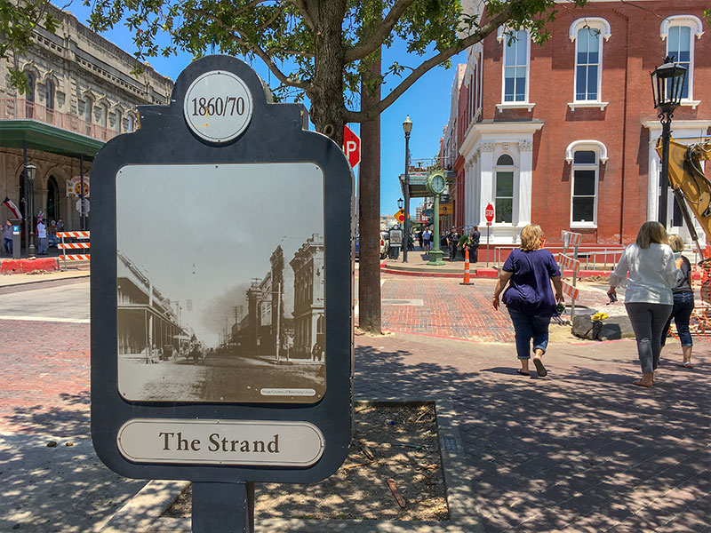 The Strand in Historic Downtown - Galveston Island