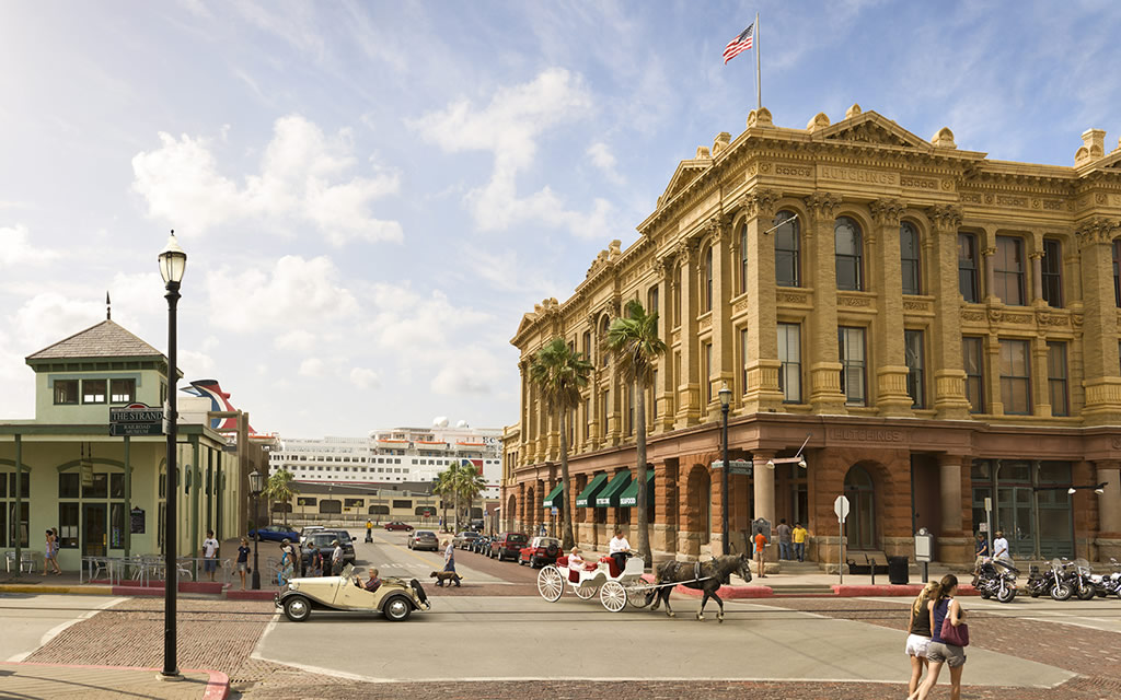 The Strand in Downtown Galveston