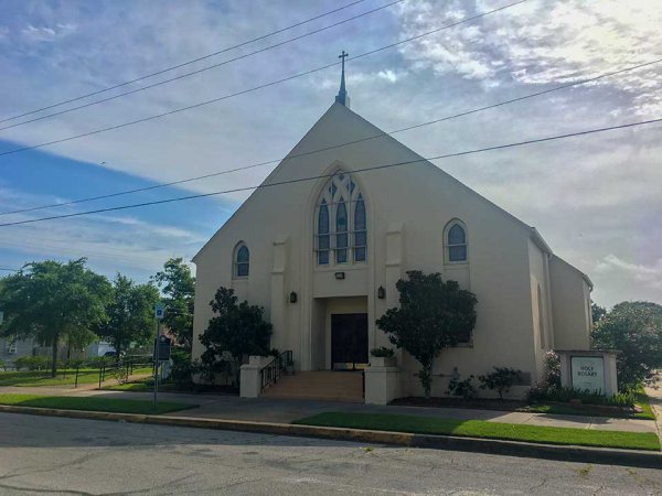 GALVESTON.COM: Historical Marker & Holy Rosary Catholic Church ...