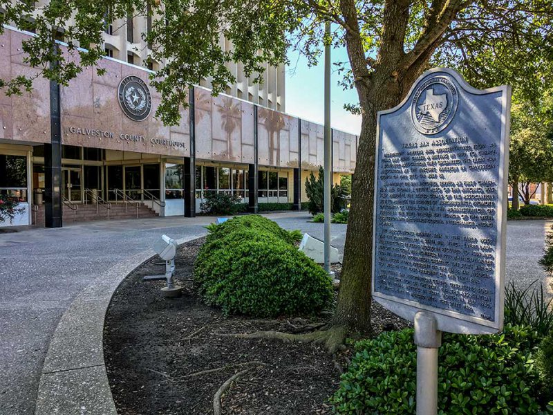 GALVESTON.COM: Historical Marker: Texas Bar Association - Galveston, TX