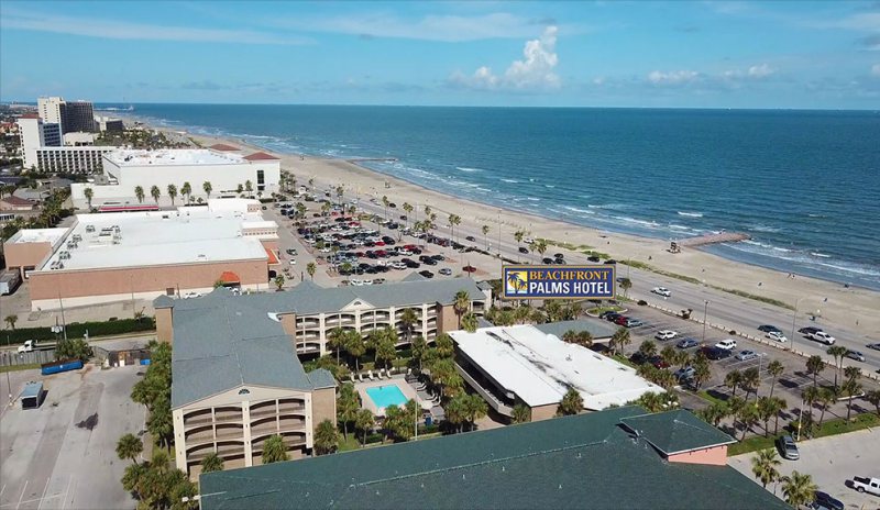 GALVESTON.COM: Beachfront Palms Hotel - Galveston, TX