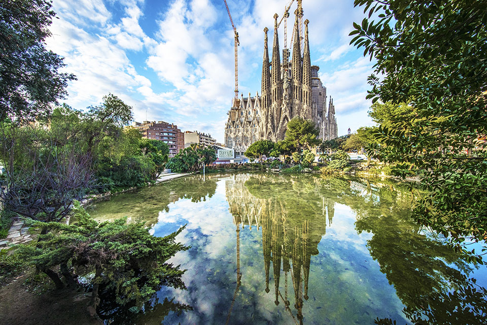 Basílica de la Sagrada Família in Barcelona Spain