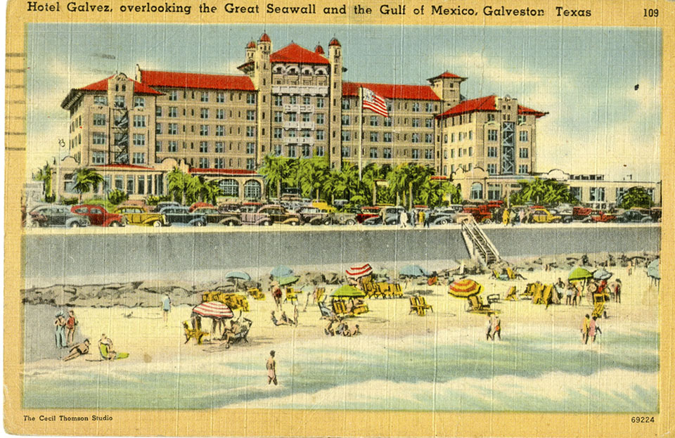 Hotel Galvez Postcard