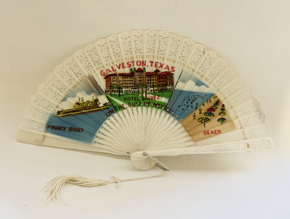 Hotel Galvez Souvenir Fan