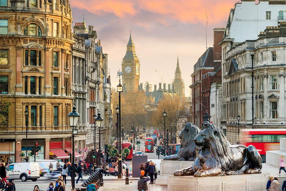 Trafalgar Square, London, UK