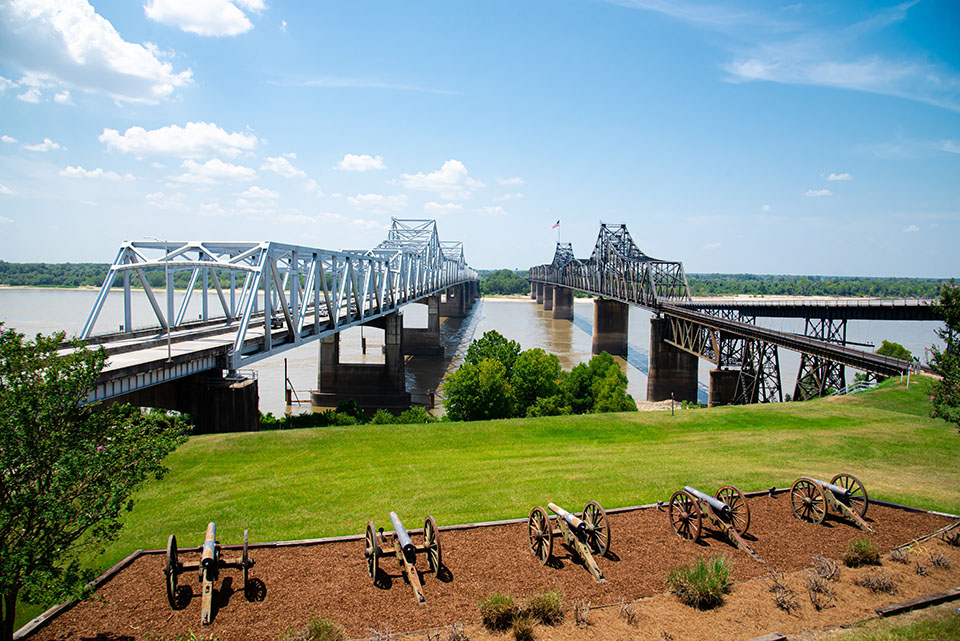 Vicksburg Battlefield Overlooking Mississippi River